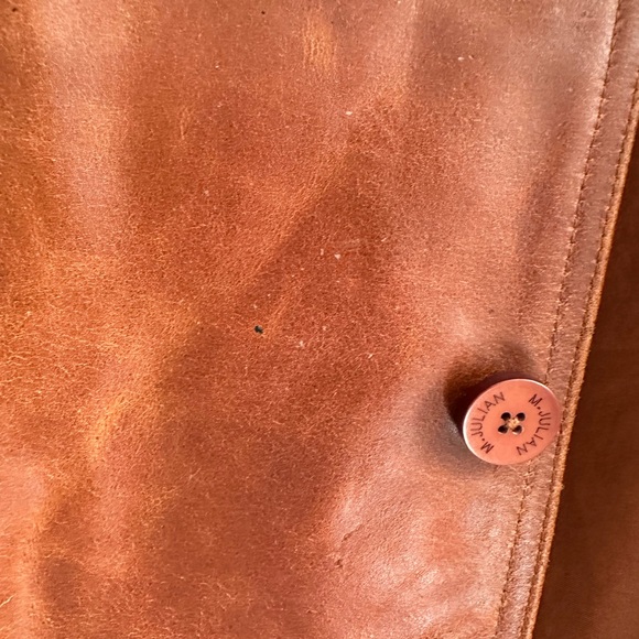 Vintage Wilson Leather Jacket M. Julian Brown Small - Picture 4 of 9